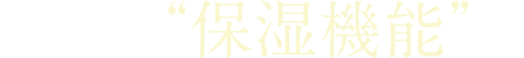 保湿機能