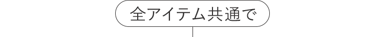全アイテム共通で
